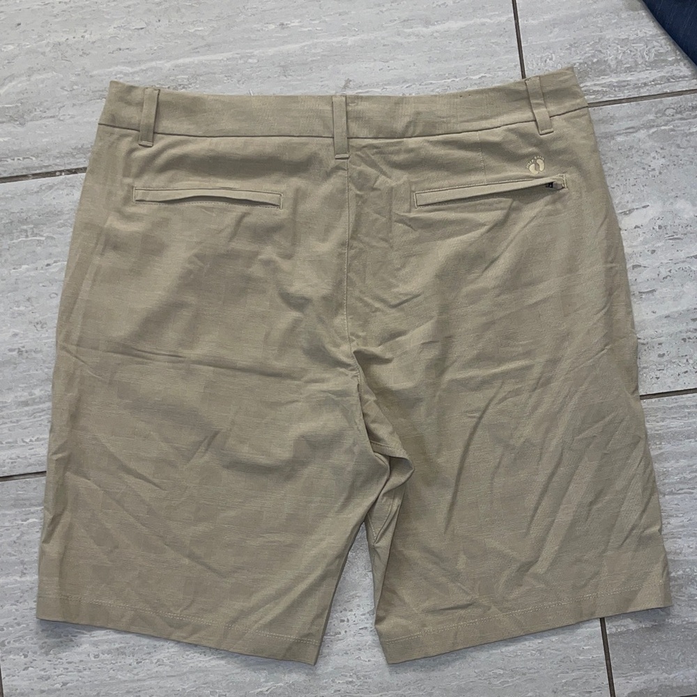 2 Pair set of Hang Ten Men's Navy & Tan Shorts - Picture 5 of 10